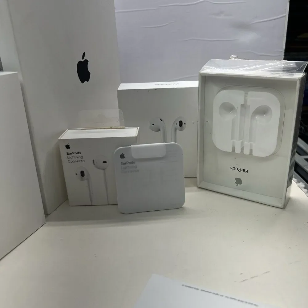 Lot of Apple BOXES ONLY: 6 iPhones, 4 Watches, TV, 2 AirPods, Charger, Home Pod